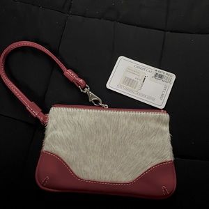 Red pony wristlet